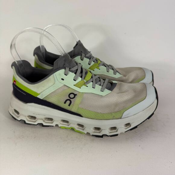 On Cloudvista 2 Sneakers Women's 7.5 Lima Kiwi Lace Up Low Top Athletic Shoes - Picture 2 of 10